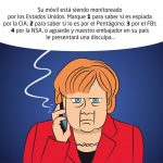 Espían a Merkel