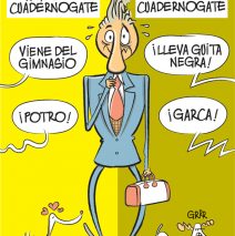 Un tipo con un bolso