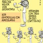 Sentadillas con auriculares