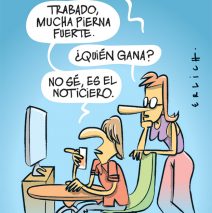 Mucha pierna fuerte