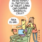 La tablet y el celular
