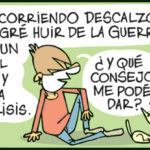 Escapé por la estepa helada