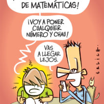 La tarea de matemáticas.