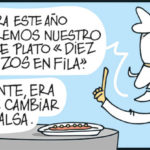 Diez garbanzos en fila