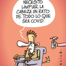 Limpiar la cabeza de COVID