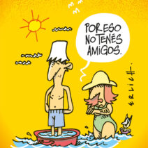 Por eso no tenés amigos