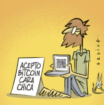 Bitcoin cara chica