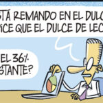 Remando en el dulce de leche