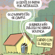 Cuidado con el ingenuo