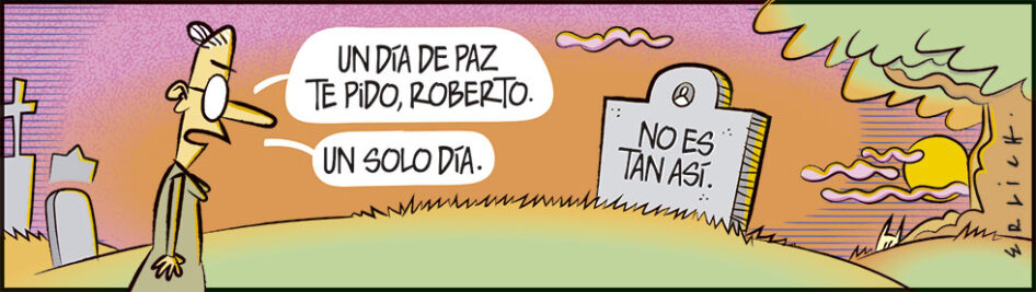 Un día de paz, Roberto