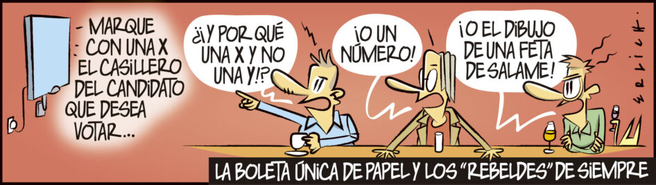 La boleta única de papel