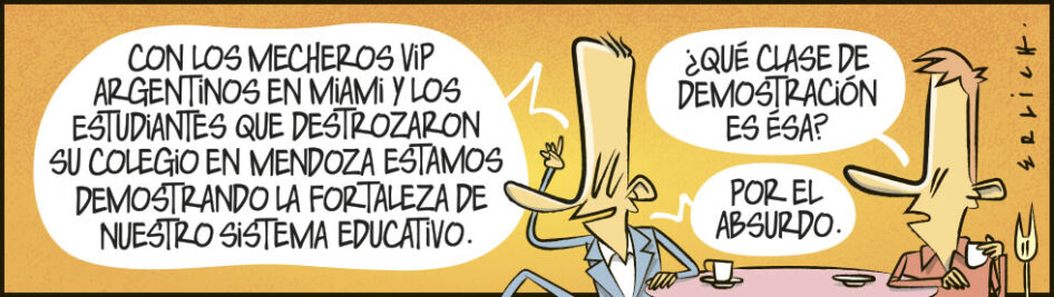 Mecheros VIP; colegio destrozado