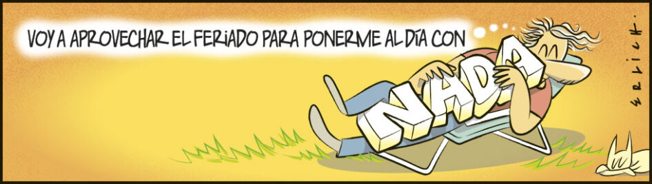 Aprovechando el feriado