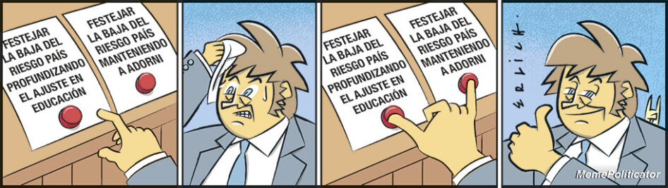 Cómo festejar que bajó el riesgo país