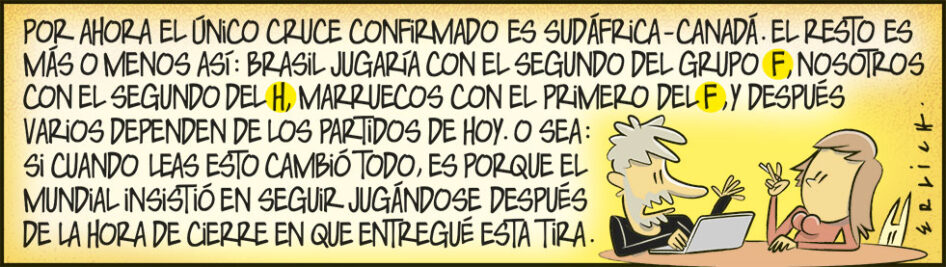 Los cruces del Mundial
