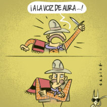 ¡A la voz de aura!