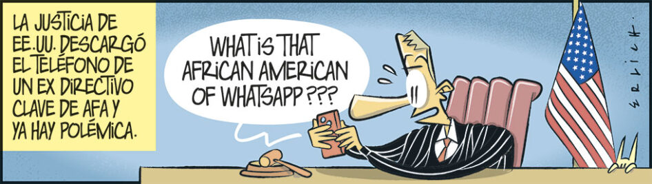 El teléfono de un ex de AFA